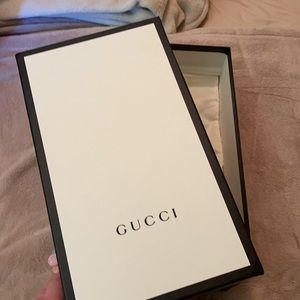 Large Gucci box with 2 Gucci dust bags.